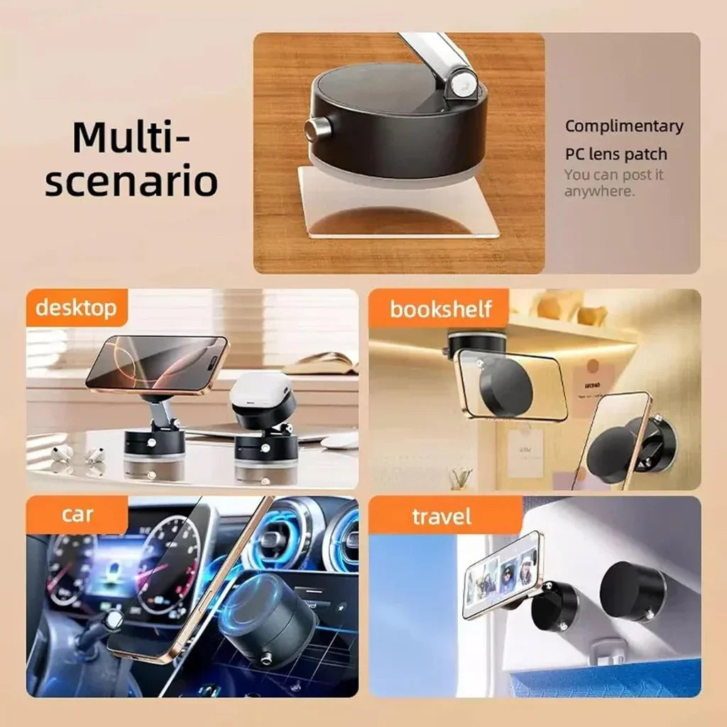 360° Magnetic Phone Holder for Car, Kitchen & Home