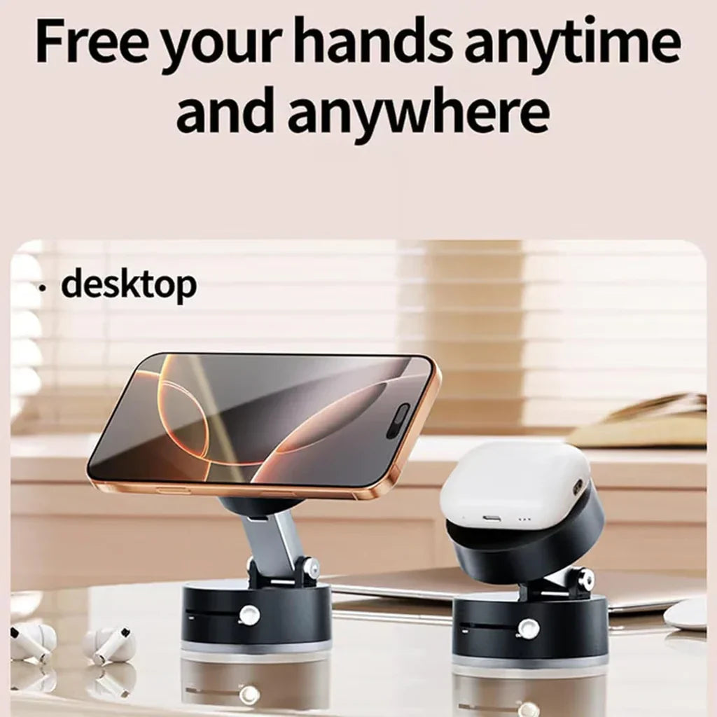 360° Magnetic Phone Holder for Car, Kitchen & Home