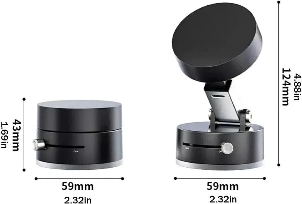 360° Magnetic Phone Holder for Car, Kitchen & Home