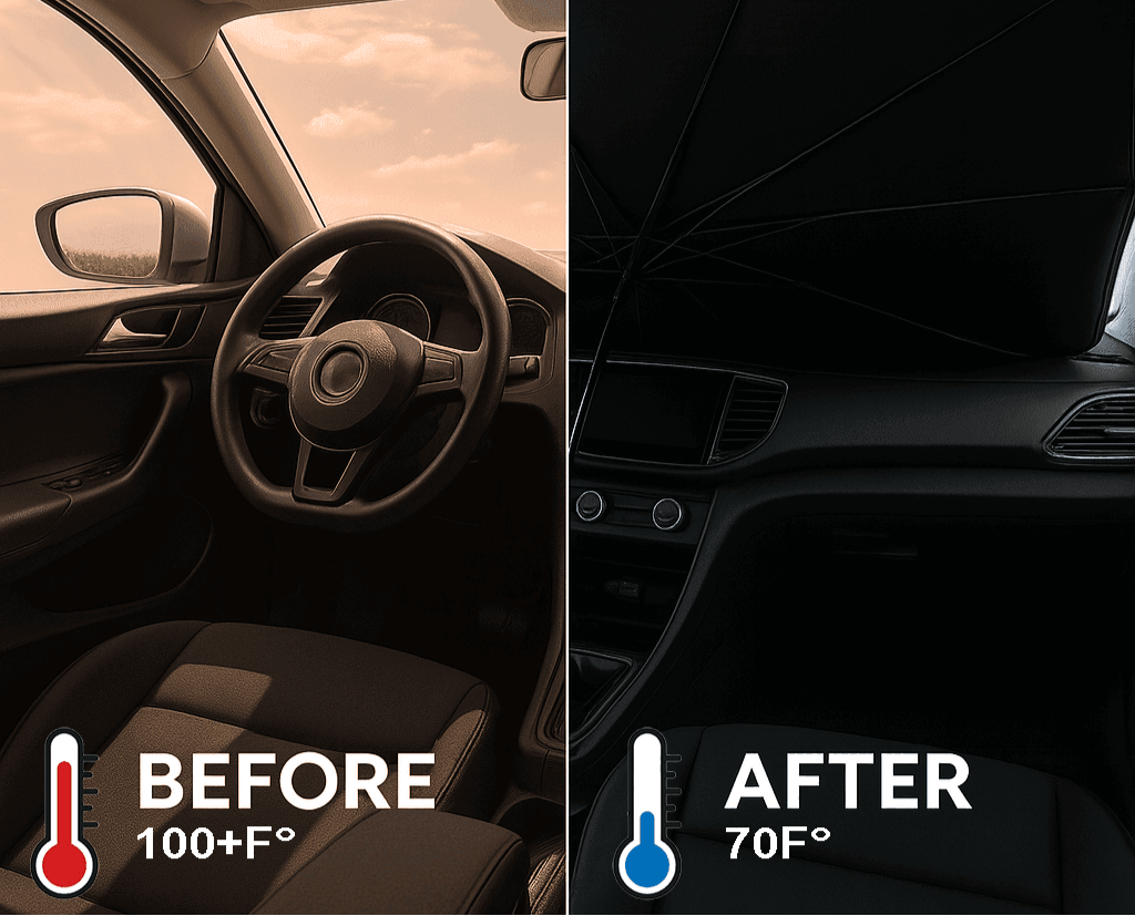 Premium Car Sunshade Umbrella