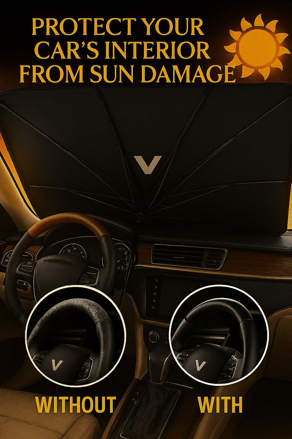 Premium Car Sunshade Umbrella